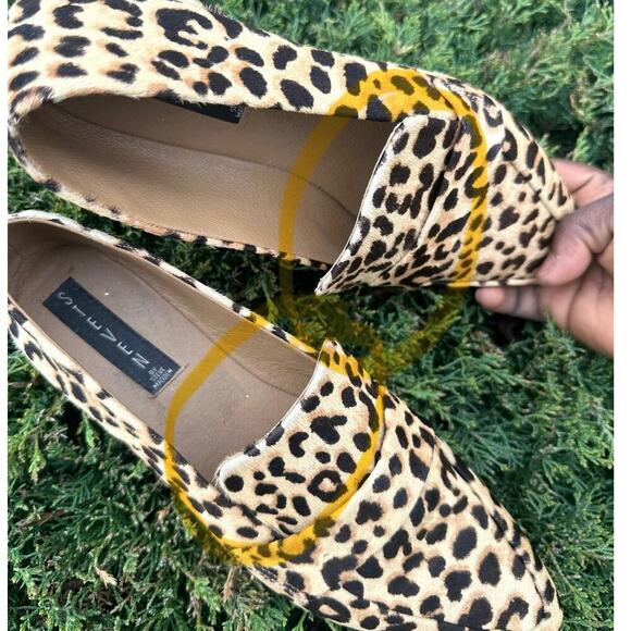 Steve Madden Women's Brown and Tan Animal Print Loafer Flats Size 10 Shoes - Picture 14 of 17